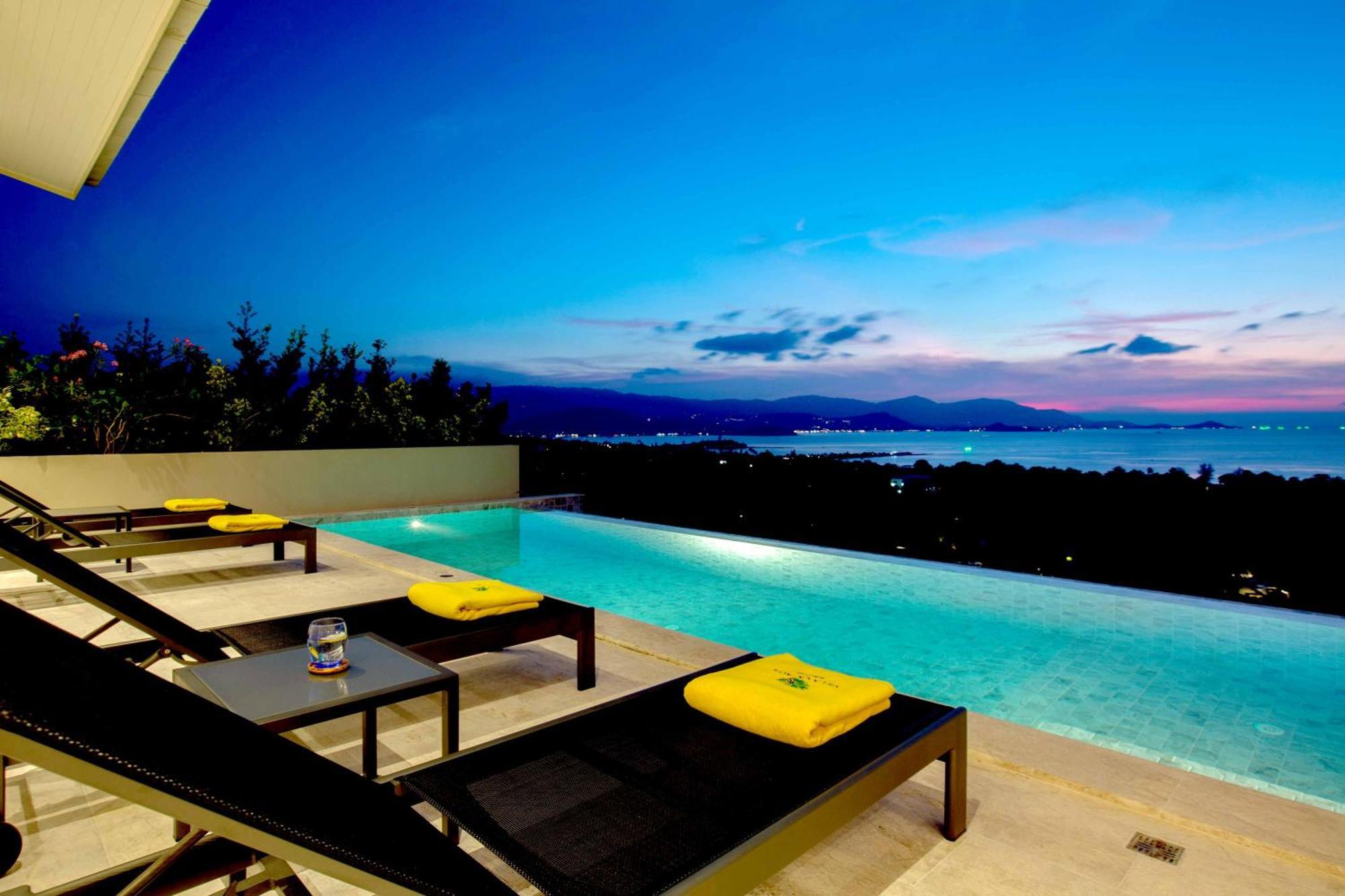 Samui Sunsets Luxury Villas Choeng Mon Extérieur photo