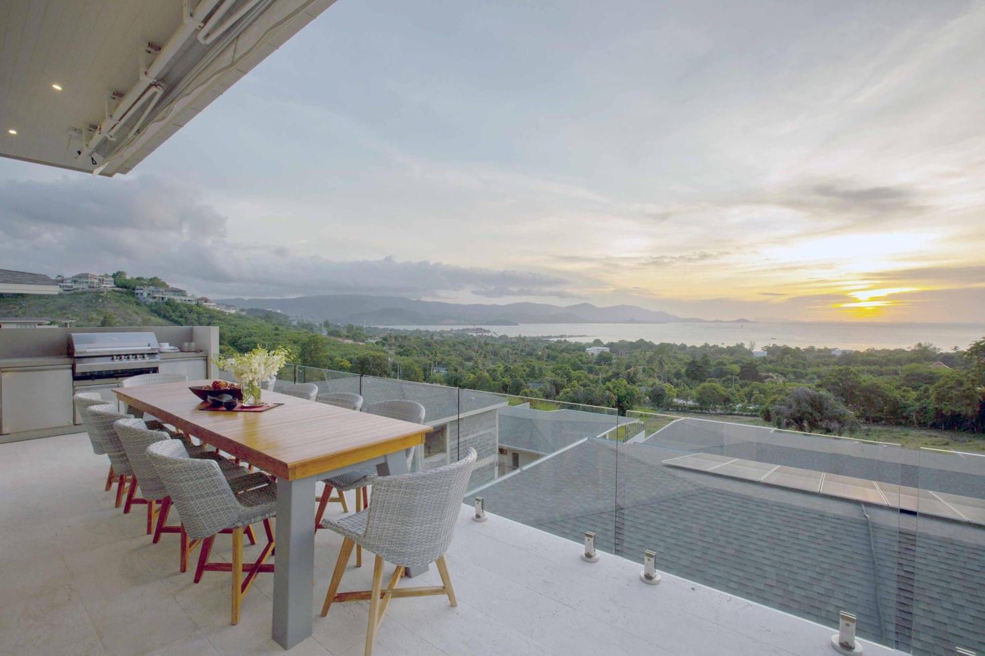 Samui Sunsets Luxury Villas Choeng Mon Extérieur photo