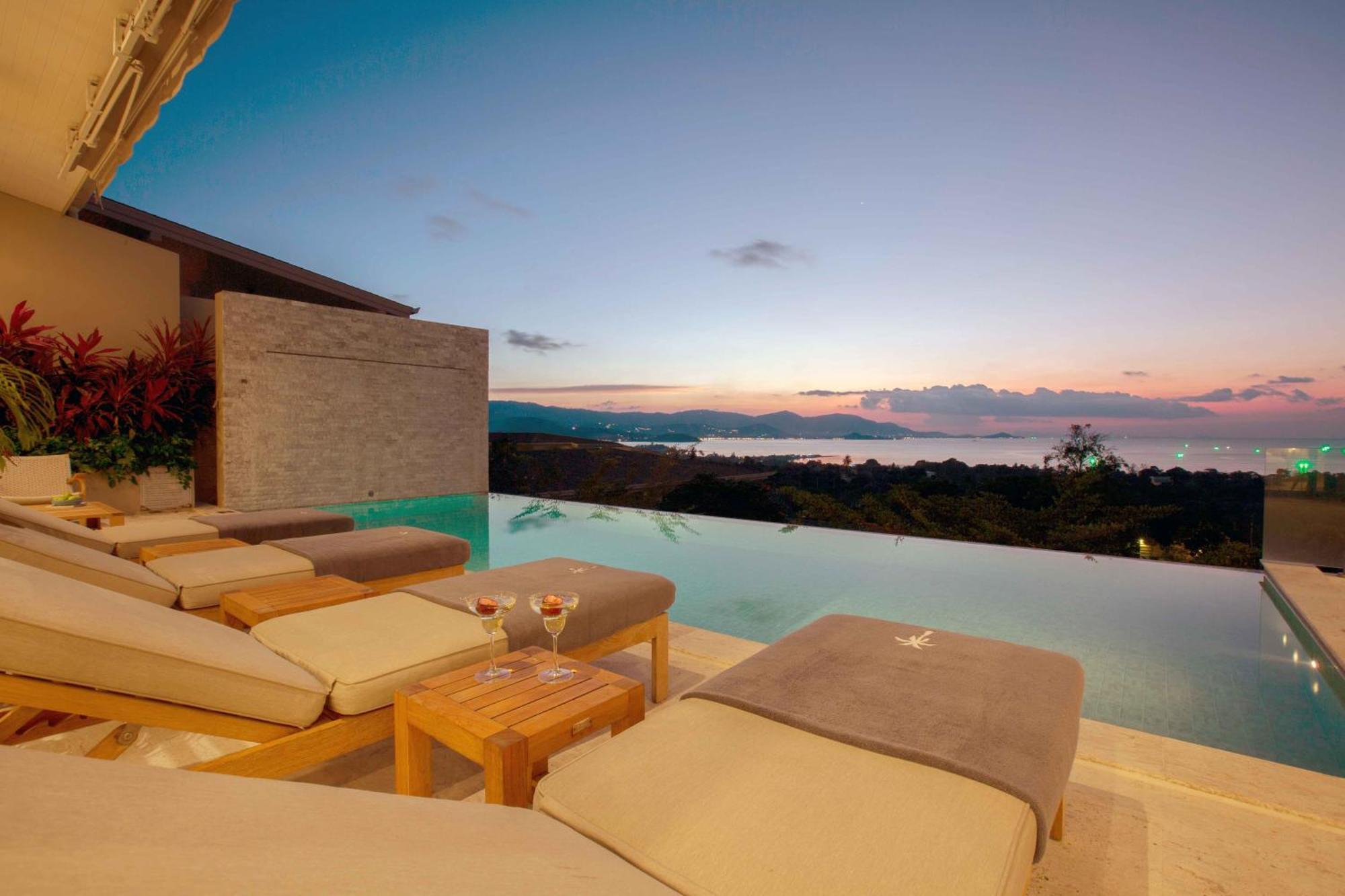 Samui Sunsets Luxury Villas Choeng Mon Extérieur photo