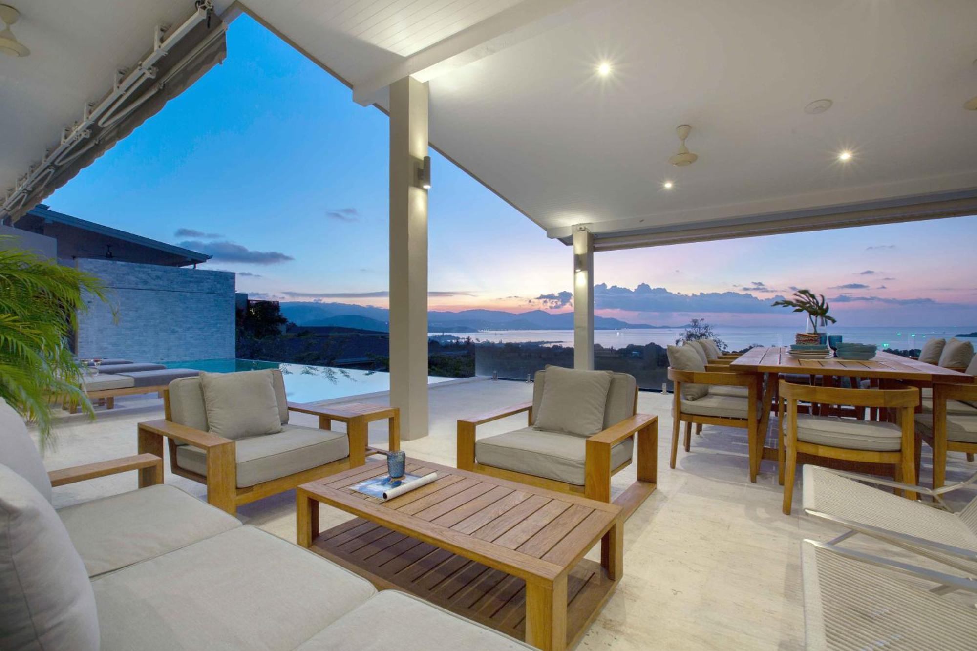 Samui Sunsets Luxury Villas Choeng Mon Extérieur photo